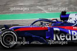 Brendon Hartley (NZL) Scuderia Toro Rosso STR13. 26.02.2018. Formula One Testing, Day One, Barcelona, Spain. Monday.