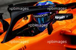 Fernando Alonso (ESP) McLaren MCL33. 26.02.2018. Formula One Testing, Day One, Barcelona, Spain. Monday.