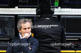 Alain Prost (FRA) Renault Sport F1 Team Special Advisor. 26.02.2018. Formula One Testing, Day One, Barcelona, Spain. Monday.