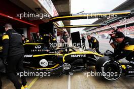Carlos Sainz Jr (ESP) Renault Sport F1 Team RS18. 26.02.2018. Formula One Testing, Day One, Barcelona, Spain. Monday.