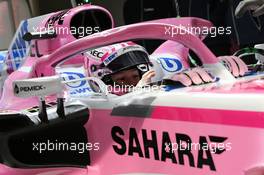 Nikita Mazepin (RUS) Sahara Force India F1 VJM11 Development Driver. 26.02.2018. Formula One Testing, Day One, Barcelona, Spain. Monday.