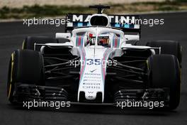 Sergey Sirotkin (RUS) Williams FW41. 26.02.2018. Formula One Testing, Day One, Barcelona, Spain. Monday.