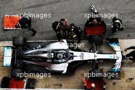 Valtteri Bottas (FIN) Mercedes AMG F1 W09. 26.02.2018. Formula One Testing, Day One, Barcelona, Spain. Monday.
