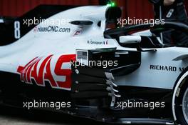 Haas VF-18 sidepod detail. 26.02.2018. Formula One Testing, Day One, Barcelona, Spain. Monday.