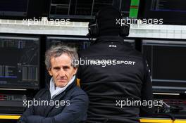 Alain Prost (FRA) Renault Sport F1 Team Special Advisor. 26.02.2018. Formula One Testing, Day One, Barcelona, Spain. Monday.