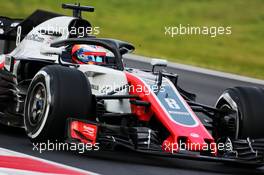 Romain Grosjean (FRA) Haas F1 Team VF-18. 26.02.2018. Formula One Testing, Day One, Barcelona, Spain. Monday.