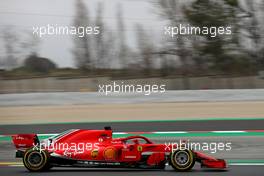 Kimi Raikkonen (FIN) Scuderia Ferrari  26.02.2018. Formula One Testing, Day One, Barcelona, Spain. Monday.