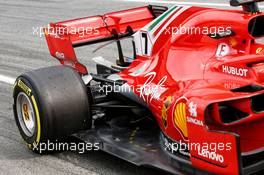 Kimi Raikkonen (FIN) Ferrari SF71H rear suspension detail. 26.02.2018. Formula One Testing, Day One, Barcelona, Spain. Monday.