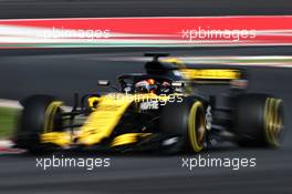 Carlos Sainz Jr (ESP) Renault Sport F1 Team RS18. 01.03.2018. Formula One Testing, Day Four, Barcelona, Spain. Thursday.