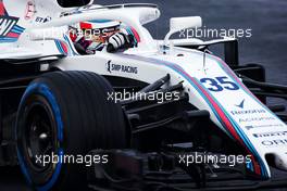 Sergey Sirotkin (RUS) Williams FW41. 01.03.2018. Formula One Testing, Day Four, Barcelona, Spain. Thursday.