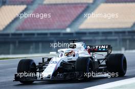 Sergey Sirotkin (RUS) Williams FW41. 01.03.2018. Formula One Testing, Day Four, Barcelona, Spain. Thursday.