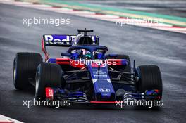 Pierre Gasly (FRA) Scuderia Toro Rosso STR13. 01.03.2018. Formula One Testing, Day Four, Barcelona, Spain. Thursday.