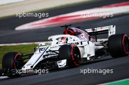 Charles Leclerc (MON) Sauber C37. 01.03.2018. Formula One Testing, Day Four, Barcelona, Spain. Thursday.