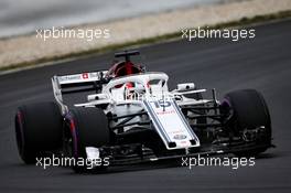 Charles Leclerc (MON) Sauber C37. 01.03.2018. Formula One Testing, Day Four, Barcelona, Spain. Thursday.