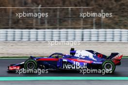Pierre Gasly (FRA) Scuderia Toro Rosso STR13. 01.03.2018. Formula One Testing, Day Four, Barcelona, Spain. Thursday.
