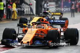 Stoffel Vandoorne (BEL) McLaren MCL33. 01.03.2018. Formula One Testing, Day Four, Barcelona, Spain. Thursday.