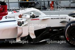 Charles Leclerc (MON) Sauber C37. 27.02.2018. Formula One Testing, Day Two, Barcelona, Spain. Tuesday.