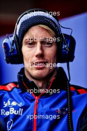 Brendon Hartley (NZL) Scuderia Toro Rosso. 27.02.2018. Formula One Testing, Day Two, Barcelona, Spain. Tuesday.