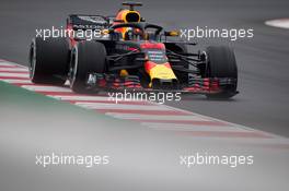 Daniel Ricciardo (AUS) Red Bull Racing RB14. 27.02.2018. Formula One Testing, Day Two, Barcelona, Spain. Tuesday.