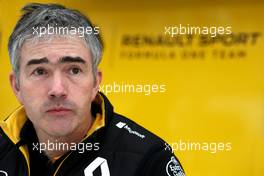 Nick Chester (GBR) Renault Sport F1 Team Chassis Technical Director  27.02.2018. Formula One Testing, Day Two, Barcelona, Spain. Tuesday.