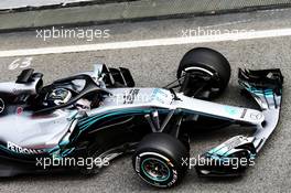 Valtteri Bottas (FIN) Mercedes AMG F1 W09. 27.02.2018. Formula One Testing, Day Two, Barcelona, Spain. Tuesday.