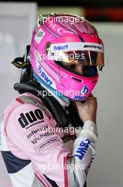 Esteban Ocon (FRA) Sahara Force India F1 Team. 27.02.2018. Formula One Testing, Day Two, Barcelona, Spain. Tuesday.