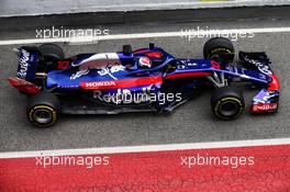 Pierre Gasly (FRA) Scuderia Toro Rosso STR13. 27.02.2018. Formula One Testing, Day Two, Barcelona, Spain. Tuesday.