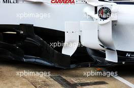 Sauber C37 sidepod detail. 27.02.2018. Formula One Testing, Day Two, Barcelona, Spain. Tuesday.