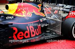 Max Verstappen (NLD) Red Bull Racing RB13 with sensor equipment at the rear suspension. 27.02.2018. Formula One Testing, Day Two, Barcelona, Spain. Tuesday.
