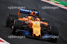 Stoffel Vandoorne (BEL) McLaren MCL33. 27.02.2018. Formula One Testing, Day Two, Barcelona, Spain. Tuesday.