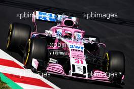 Esteban Ocon (FRA) Sahara Force India F1 VJM11. 09.03.2018. Formula One Testing, Day Four, Barcelona, Spain. Friday.