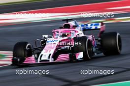 Esteban Ocon (FRA) Sahara Force India F1 VJM11. 09.03.2018. Formula One Testing, Day Four, Barcelona, Spain. Friday.