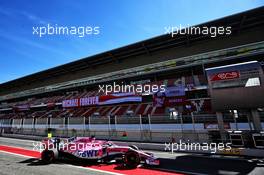 Esteban Ocon (FRA) Sahara Force India F1 VJM11. 09.03.2018. Formula One Testing, Day Four, Barcelona, Spain. Friday.