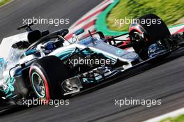 Valtteri Bottas (FIN) Mercedes AMG F1 W09. 09.03.2018. Formula One Testing, Day Four, Barcelona, Spain. Friday.