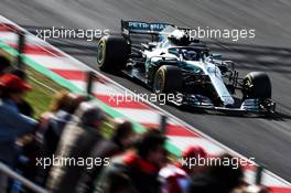 Valtteri Bottas (FIN) Mercedes AMG F1 W09. 09.03.2018. Formula One Testing, Day Four, Barcelona, Spain. Friday.