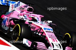 Esteban Ocon (FRA) Sahara Force India F1 VJM11. 09.03.2018. Formula One Testing, Day Four, Barcelona, Spain. Friday.