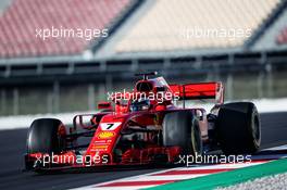 Kimi Raikkonen (FIN) Ferrari SF71H. 09.03.2018. Formula One Testing, Day Four, Barcelona, Spain. Friday.