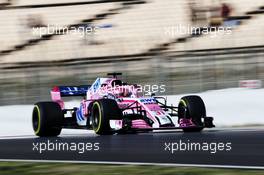 Esteban Ocon (FRA) Sahara Force India F1 VJM11. 09.03.2018. Formula One Testing, Day Four, Barcelona, Spain. Friday.