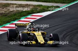 Carlos Sainz Jr (ESP) Renault Sport F1 Team RS18. 09.03.2018. Formula One Testing, Day Four, Barcelona, Spain. Friday.