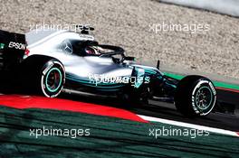 Lewis Hamilton (GBR) Mercedes AMG F1 W09. 09.03.2018. Formula One Testing, Day Four, Barcelona, Spain. Friday.