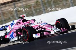 Esteban Ocon (FRA) Sahara Force India F1 VJM11. 09.03.2018. Formula One Testing, Day Four, Barcelona, Spain. Friday.