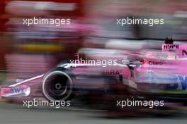 Esteban Ocon (FRA) Force India F1  09.03.2018. Formula One Testing, Day Four, Barcelona, Spain. Friday.