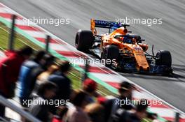 Stoffel Vandoorne (BEL) McLaren MCL33. 09.03.2018. Formula One Testing, Day Four, Barcelona, Spain. Friday.