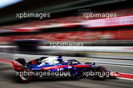 Pierre Gasly (FRA) Scuderia Toro Rosso STR13. 08.03.2018. Formula One Testing, Day Three, Barcelona, Spain. Thursday.