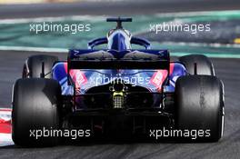 Pierre Gasly (FRA) Scuderia Toro Rosso STR13. 08.03.2018. Formula One Testing, Day Three, Barcelona, Spain. Thursday.