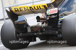 Renault rear wing and diffuser. 08.03.2018. Formula One Testing, Day Three, Barcelona, Spain. Thursday.