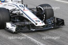 Sauber Front wing. 08.03.2018. Formula One Testing, Day Three, Barcelona, Spain. Thursday.