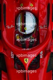 Sebastian Vettel (GER) Ferrari SF71H. 08.03.2018. Formula One Testing, Day Three, Barcelona, Spain. Thursday.