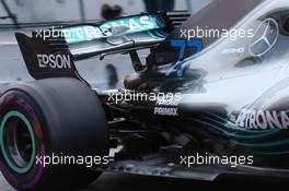 Mercedes rear wing. 08.03.2018. Formula One Testing, Day Three, Barcelona, Spain. Thursday.