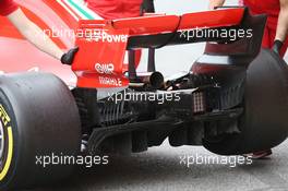 Ferrari Rear wing and diffuser. 08.03.2018. Formula One Testing, Day Three, Barcelona, Spain. Thursday.